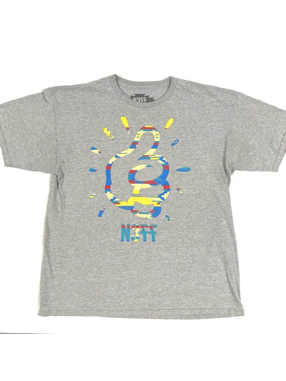 Mac Miller Neff Shirt Sz XL Gray Skate Thumbs Up 2013 Rap Hip Hop RARE Cracking